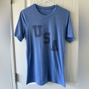 Blue USA Graphic T-Shirt